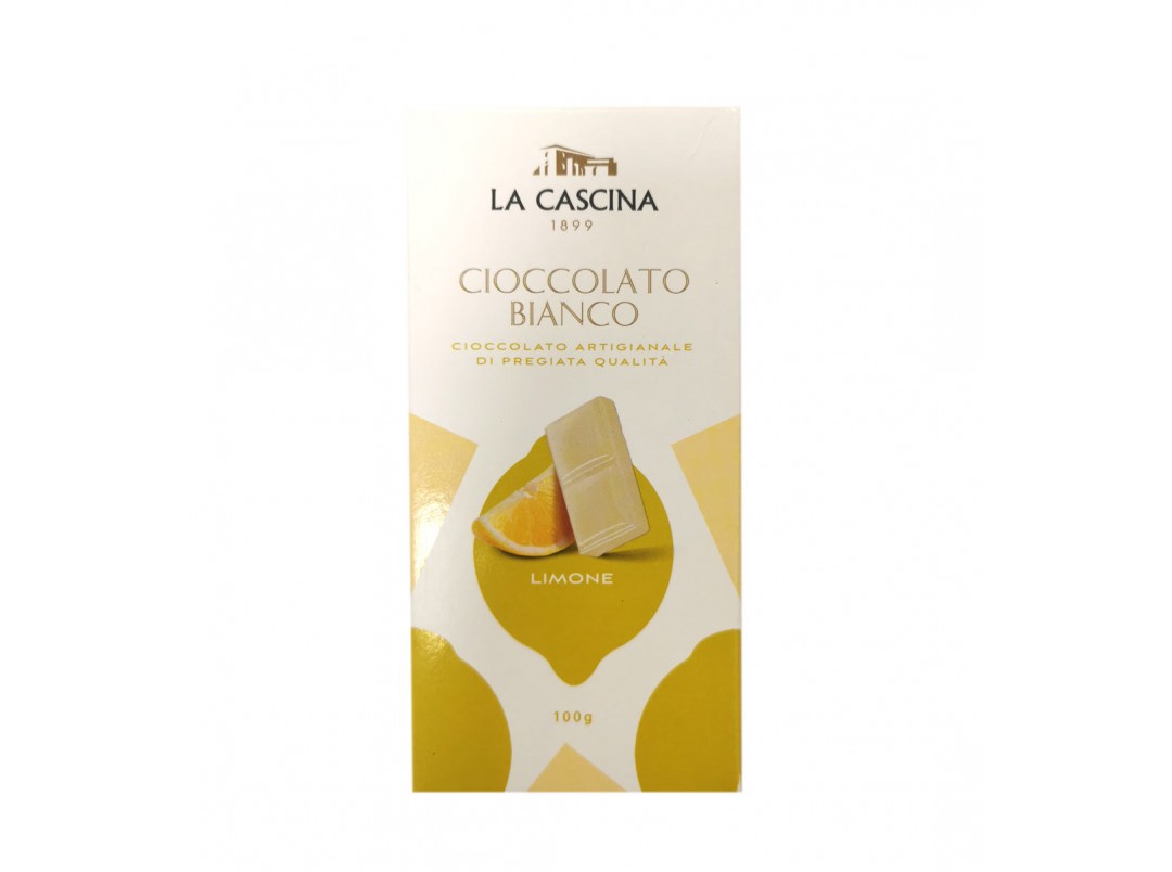 Tavoletta di Cioccolato Bianco Gusto Limone 100g